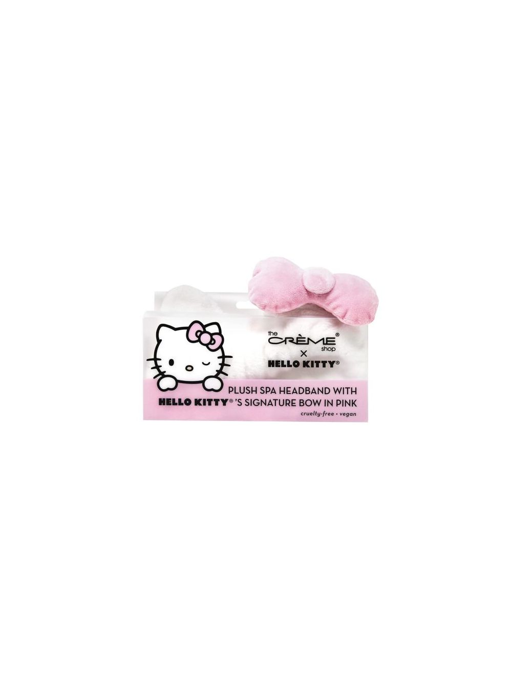 TheCremeShop Hello Kitty Plush Spa Headband Signature Pink