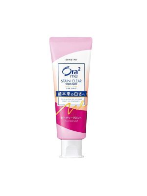 Ora2 Stain Clear Toothpaste Peach Leaf Mint 130g