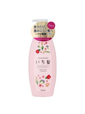 Kracie Ichikami Airy & Silky Shampoo 480g