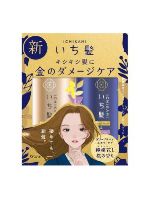 Kracie Ichikami Damage Repair & Color Care Shampoo & Conditioner Set 480ml+480g