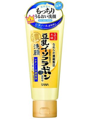 SANA Nameraka Honpo Soymilk Isoflavones Wrinkle Cleanser Face Wash 150g