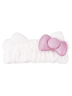 TheCremeShop Hello Kitty Plush Spa Headband Bling Bling Kitty Bow