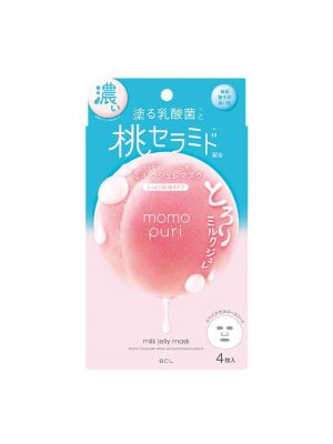 BCL Momopuri Milk Jelly Mask 4pc