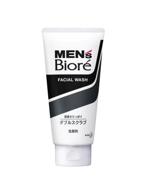 MEN`S Biore Double Scrub Facial Wash