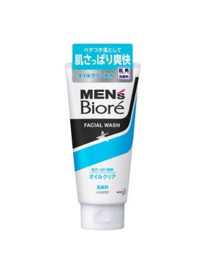 Biore Men`s Oil Clear Face Wash 130g