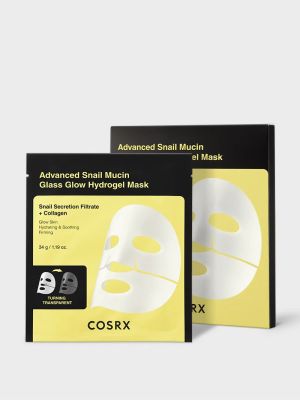 COSRX Advanced Snail Mucin Glass Glow Hydrogel Mask 3pcs/box