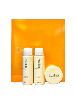 Sato Excellula Skin Care Set (Toner 28ml+Emulsion 28ml+Cream 9g)