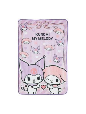 Sanrio Character Blanket 100x140 Melody&Kuromi