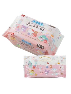 LEC Sanrio Wet Tissue Refill 80x3