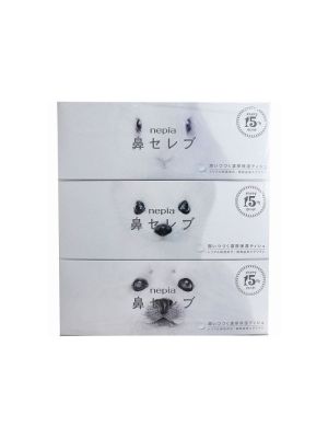 Nepia Hanaceleb Soft Tissue Set of 3 Boxes (Sensitive Nose)