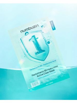 Numbuzin No.1 Pantothenic B5 Hyaluronic Active Clear Mask 4pcs