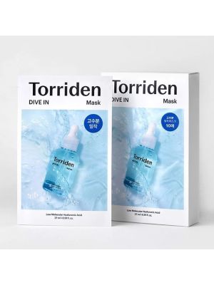 Torriden Dive-In Low Molecular Hyaluronic Acid Mask 10pcs