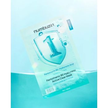 Numbuzin No.1 Pantothenic B5 Hyaluronic Active Clear Mask 4pcs