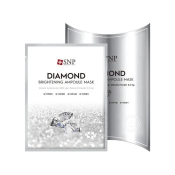 SNP Diamond Shining Moisture Ampoule Sheet Mask 10ps