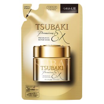 Tsubaki Premium 0-Second Hair Mask Refill, 150g